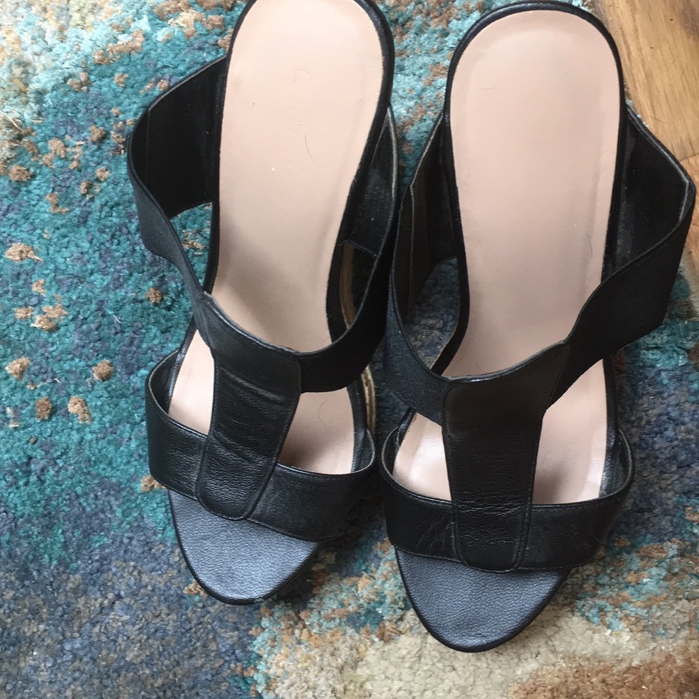 Charles David Black Wedges